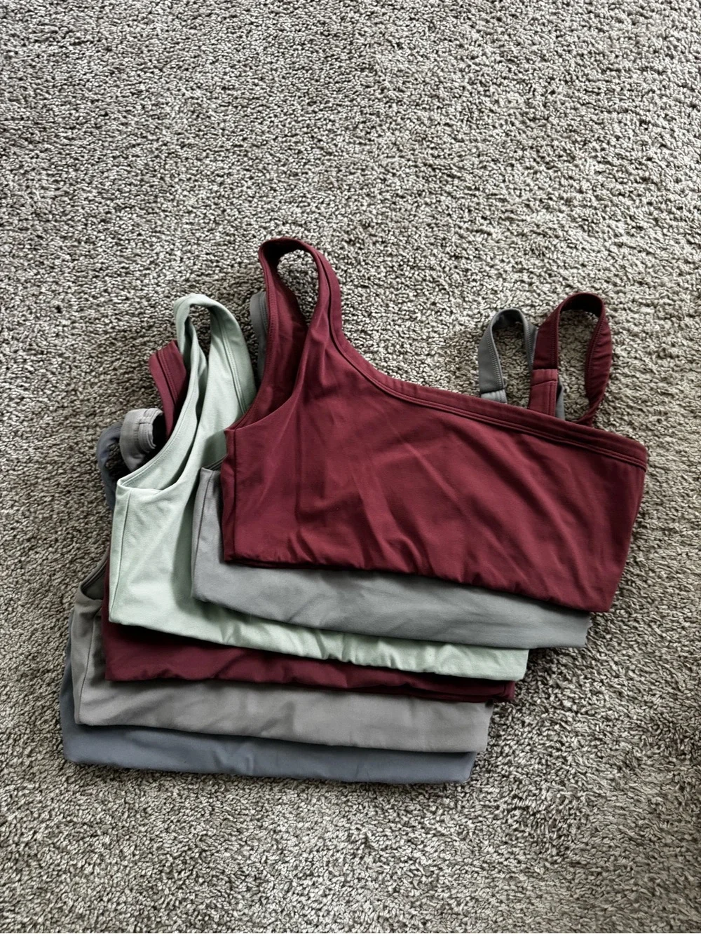 Women's Seamless Scoop Sports Bra - Burgundy